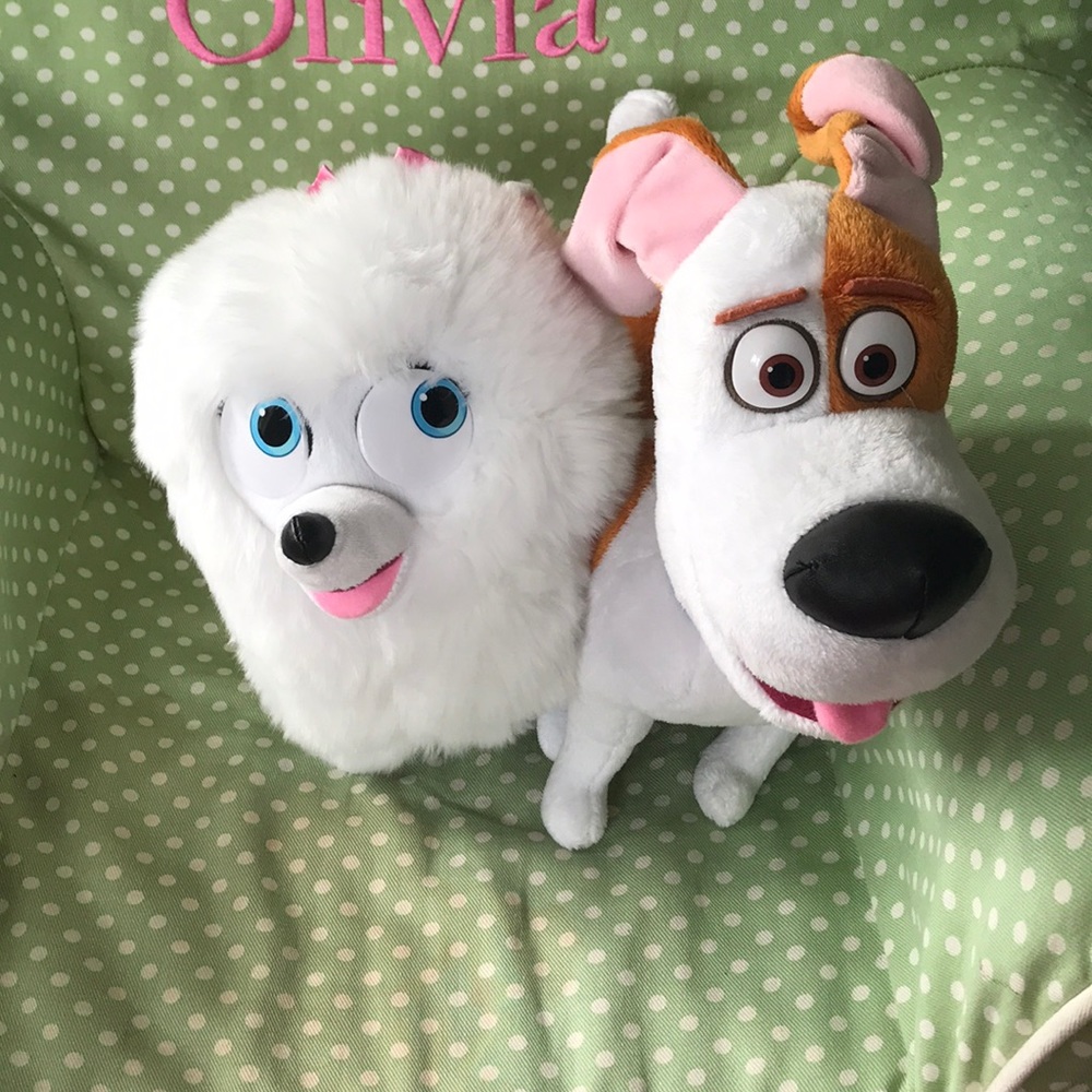 Combo Gidget & Max Secret Life of Pets Plush Toys